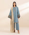 2 Piece - Embroidered Linen Suit